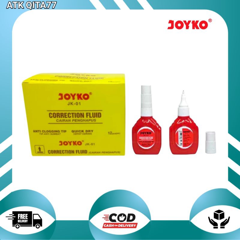 

Tipe-X Cair Joyko / Tipe-X Joyko JK 01 / Corrcection Pen Joyko 1 Pcs