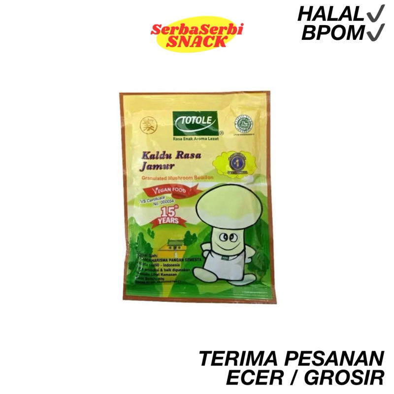 

Totole Kaldu Jamur 40gr