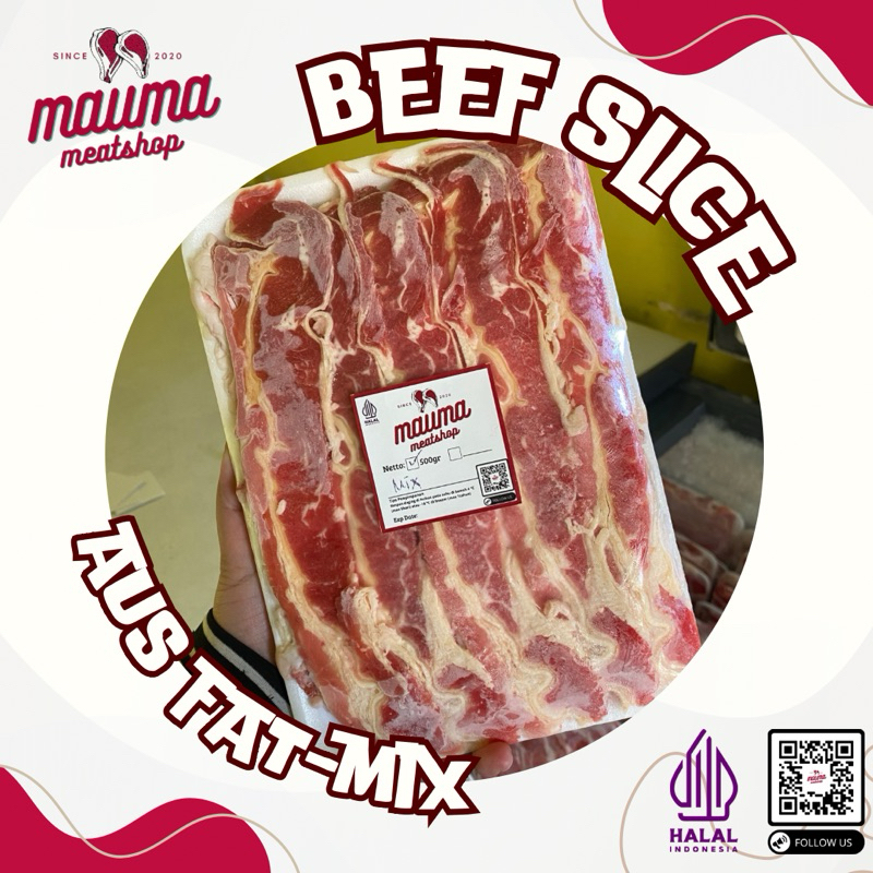 

Beef Slice Shortplate Mix / Aus Beef Slice / Fat Mix Slice