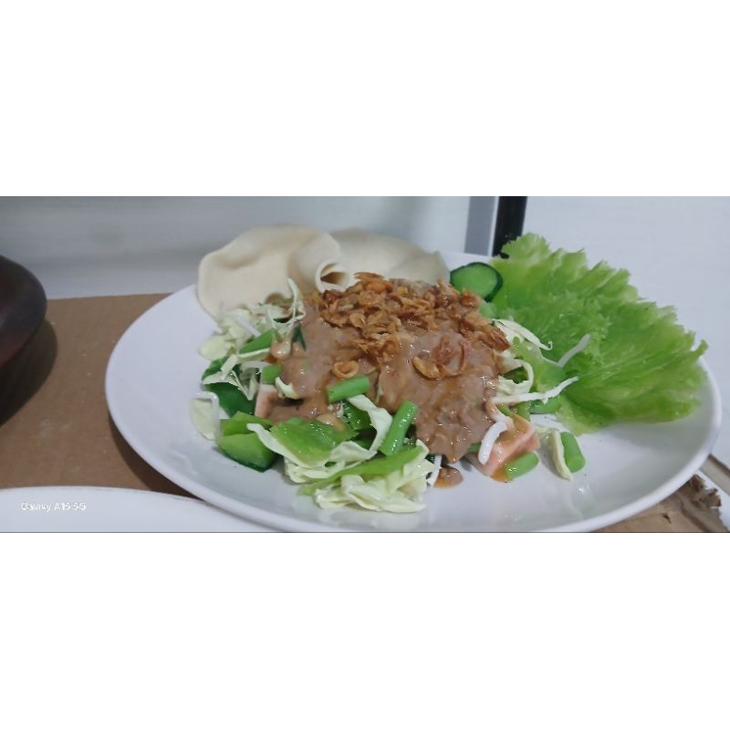 replika makanan, replika pecel sayur,pecel sayur artificial