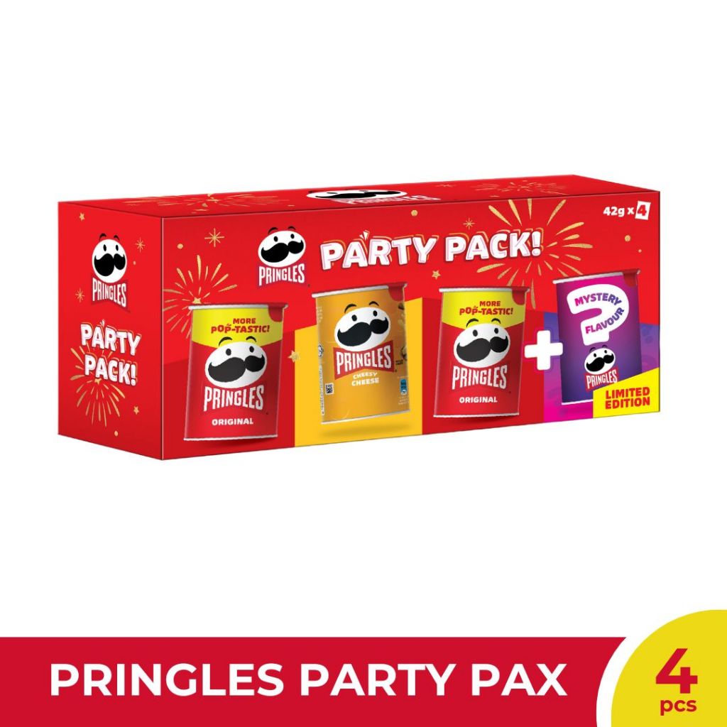 

[BUNDLE 4Pcs] Pringles Party Pack 4 x 42g