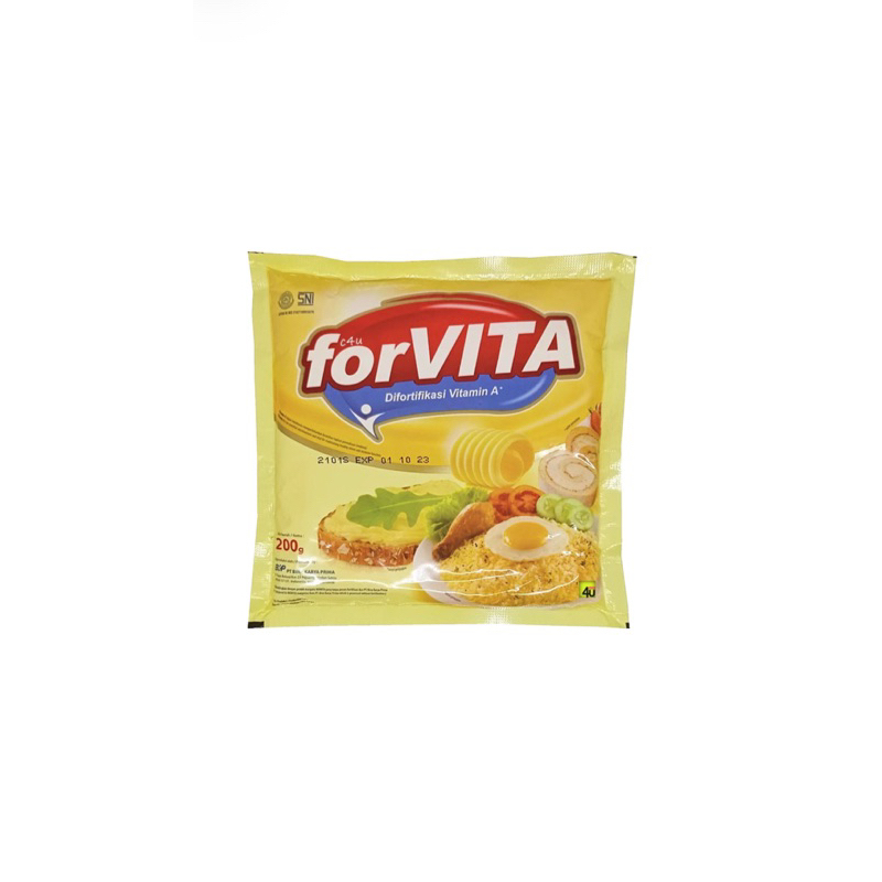 

Forvita Margarine 200gr bebas lemak trans