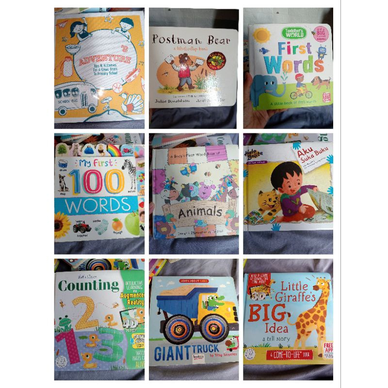 buku board book preloved part 1