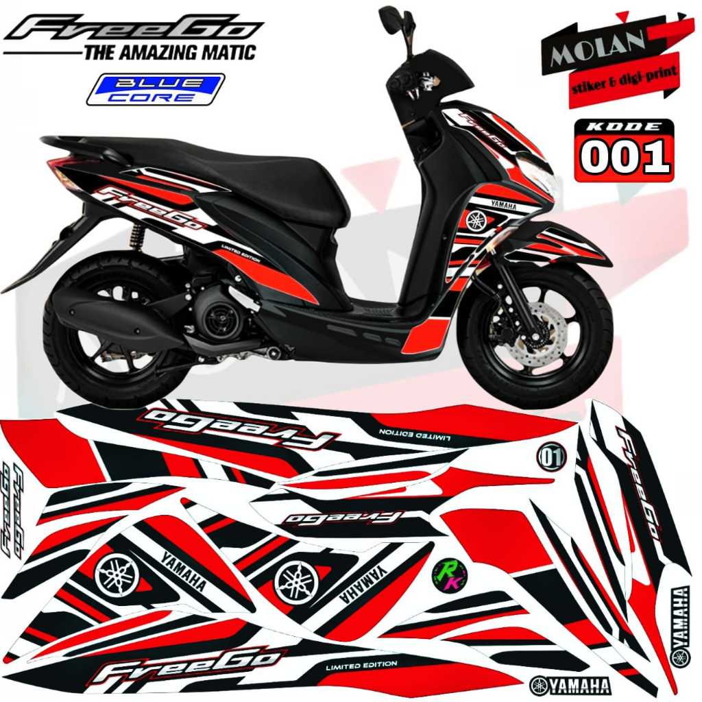 DECAL STICKER STRIPING VARIASI FREEGO/DECAL FREEGO/STRIPING FREEGO