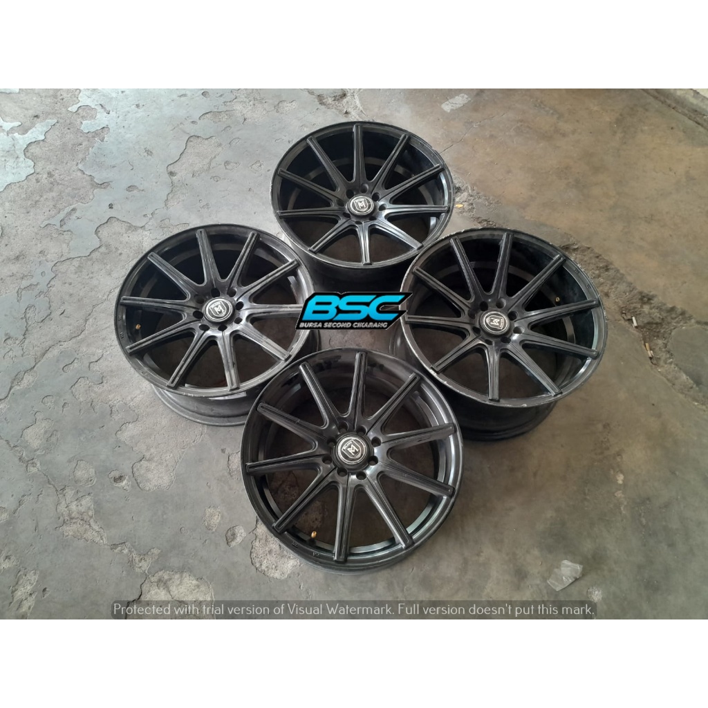 Velg Racing Celong Bekas R17 Milano Pcd 4x100 4x114 Ring 17 Buat Avanza Xenia Vios Yaris Jazz Evalia