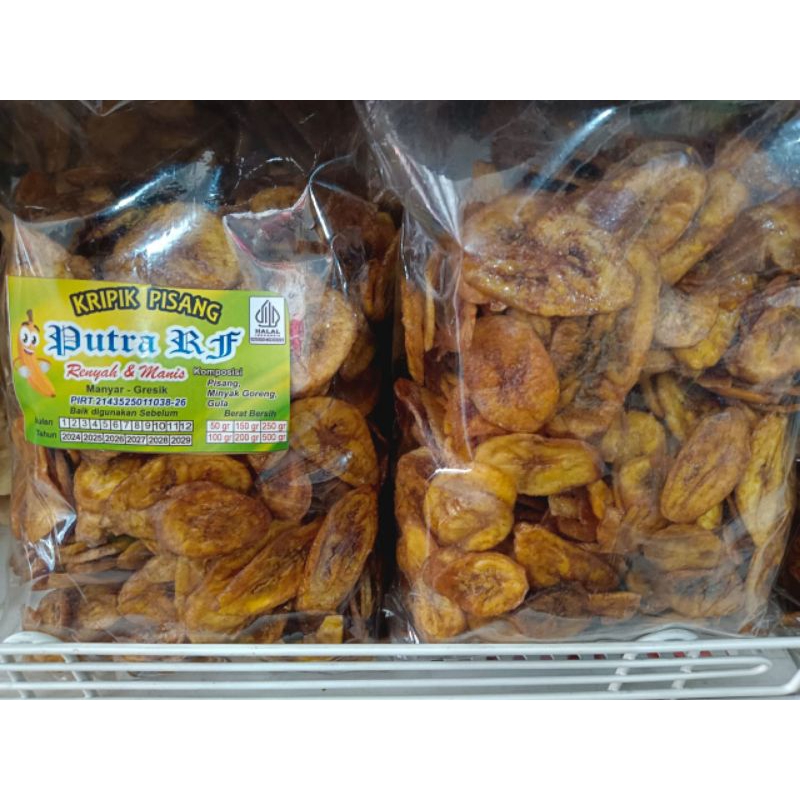 

Keripik pisang putra rf 500.gr