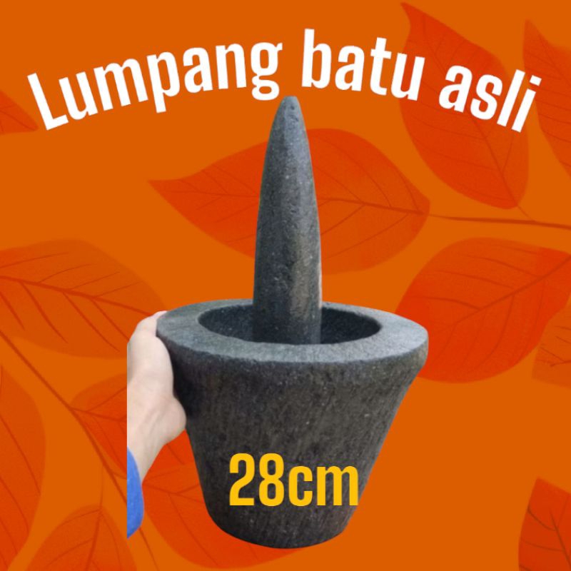 lumpang batu asli +alu loloco