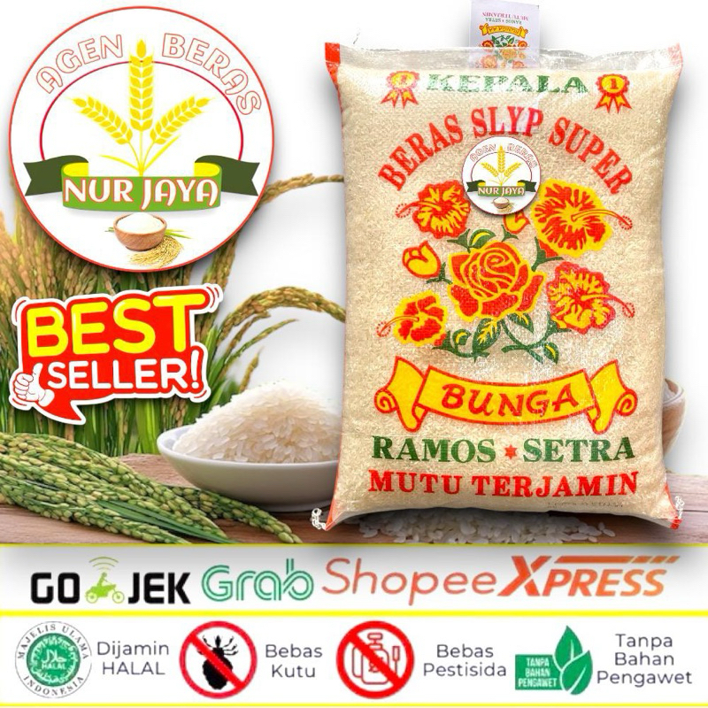 

BERAS CAP BUNGA 5kg/10kg/20kg/25kg