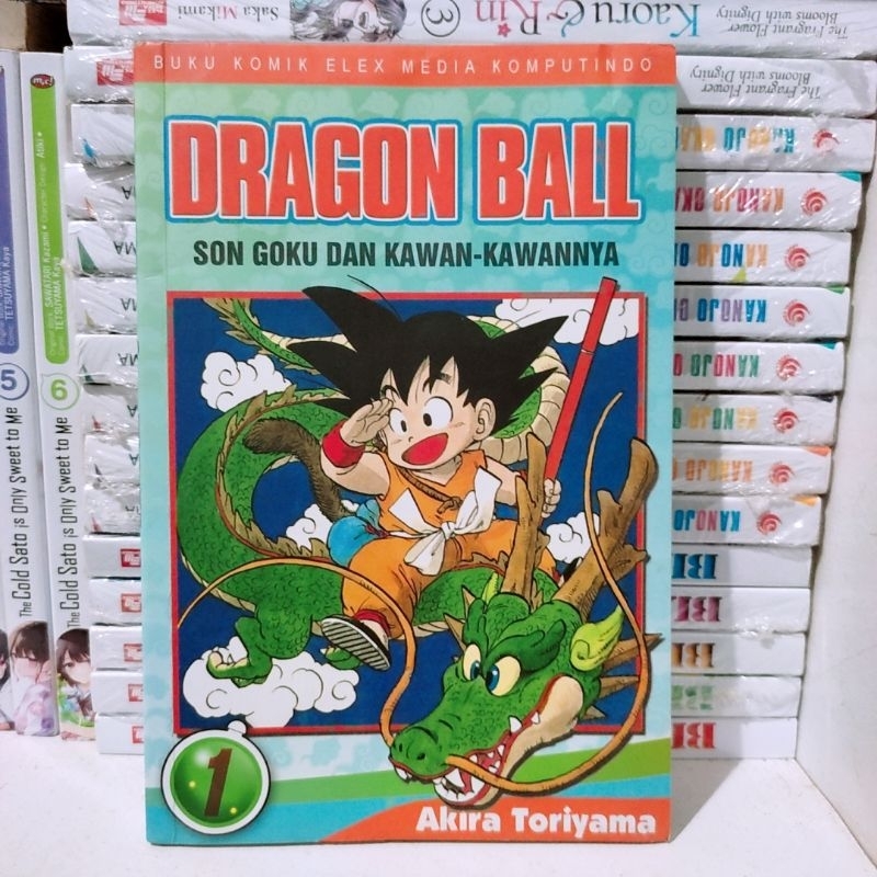 komik dragon ball cover hijau vol 1 preloved