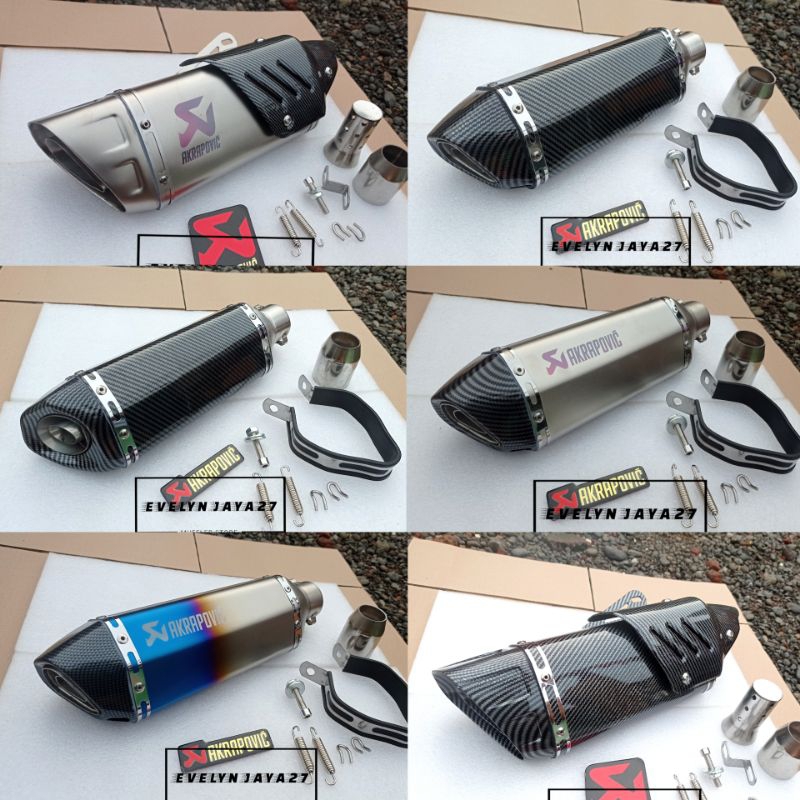 Knalpot akrapovic produk import Taiwan Silincer Only