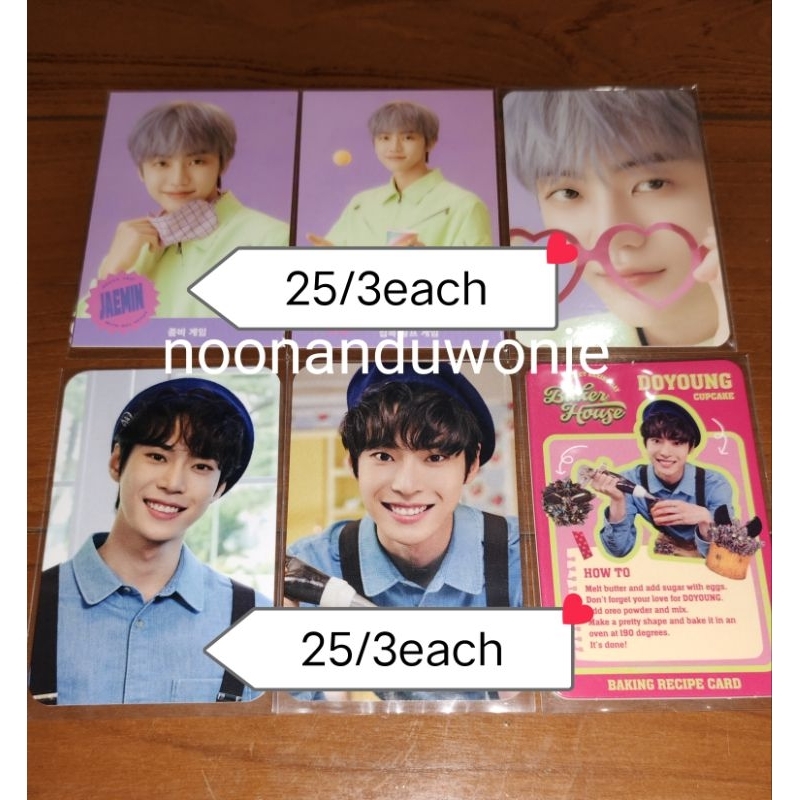 Photocard Jaemin SG 2021 Doyoung Baker House