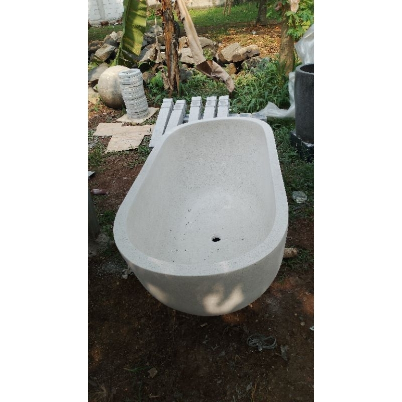 Bathtub lengkung teraso bathtub minimalis standing