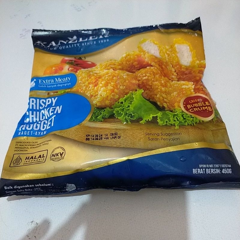 

kanzler crispy chicken nuget 450gr