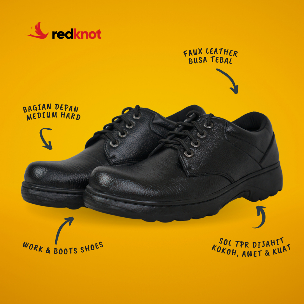 Redknot Bender V2 Boots - Sepatu Boot Pria Original Bertali Kokoh dan Awet