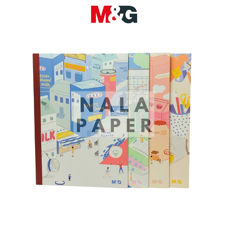 

APNBC002 M&G Notebook A5 Grid & Bergaris Glue Book Buku Tulis Catatan Kotak & Bergaris 30 Halaman