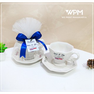 SOUVENIR MUG DAN PIRING CUSTOM