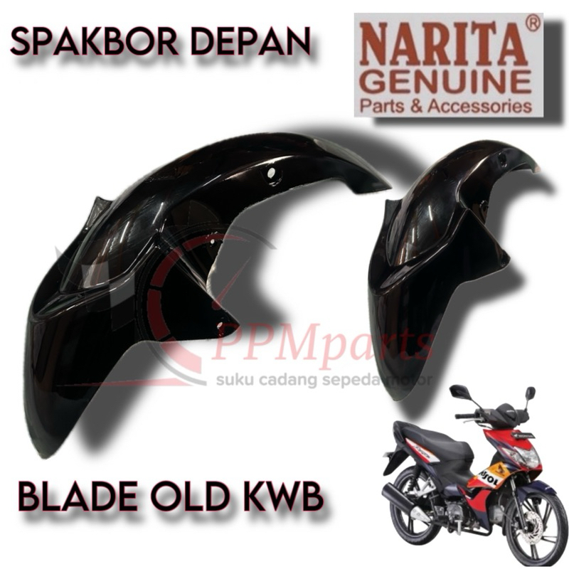 Spakbor Depan Honda Blade Lama Old 110 KWB Hitam Narita