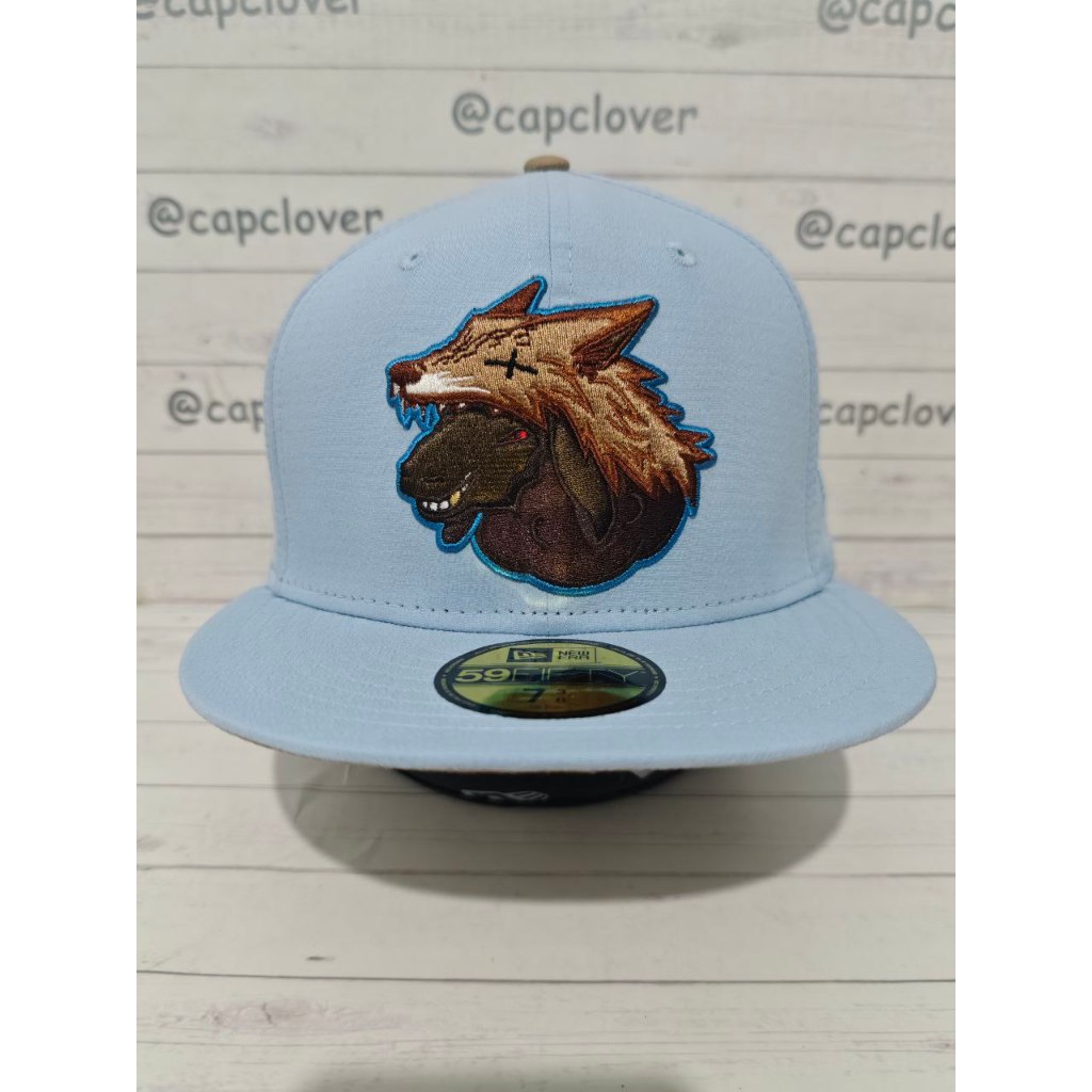 Topi NEW ERA JustFitteds False Flag Black Sheep Seersucker 59Fifty