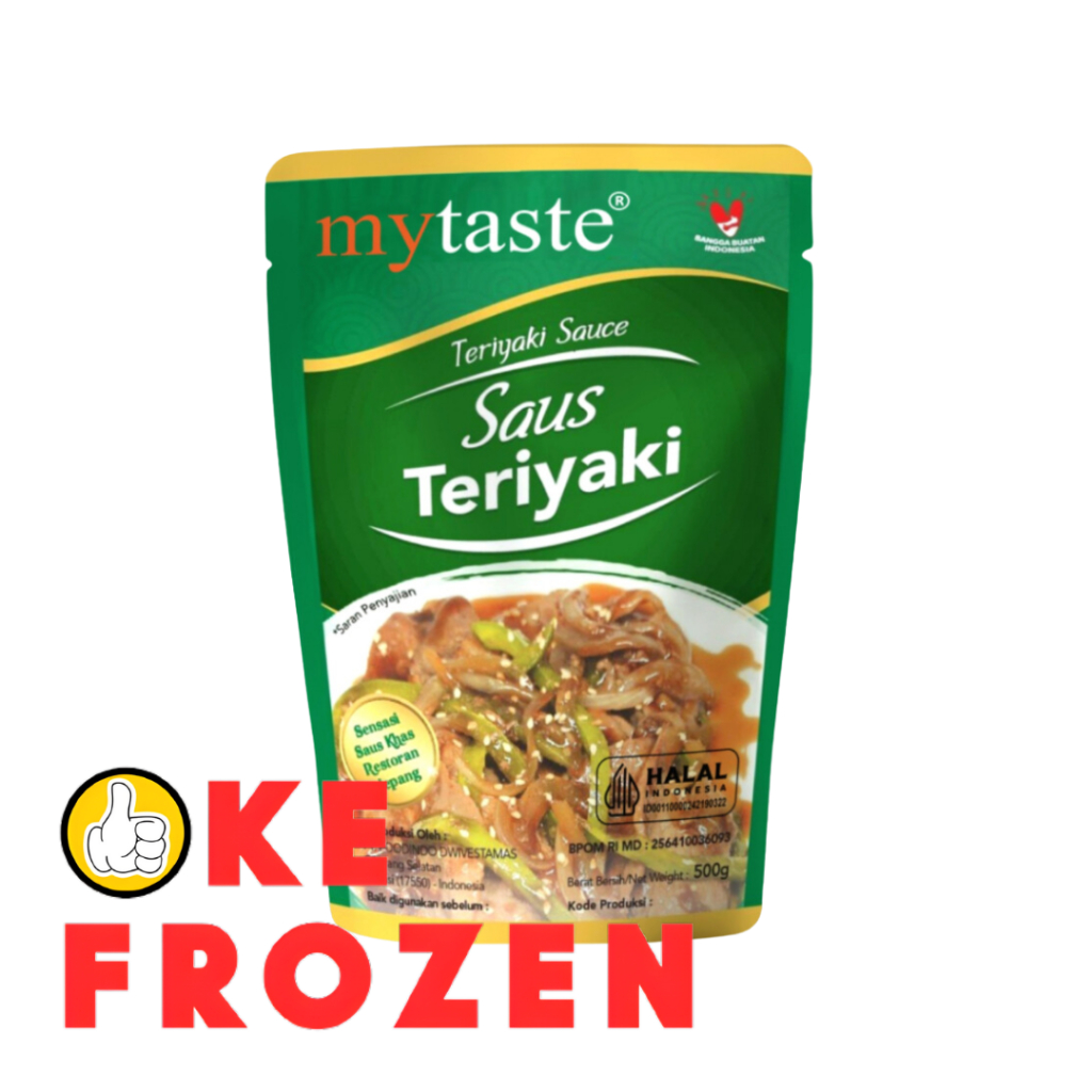 

MYTASTE TERIYAKI SAUCE 500GR / SAUS TERIYAKI / SAUS KHAS JEPANG