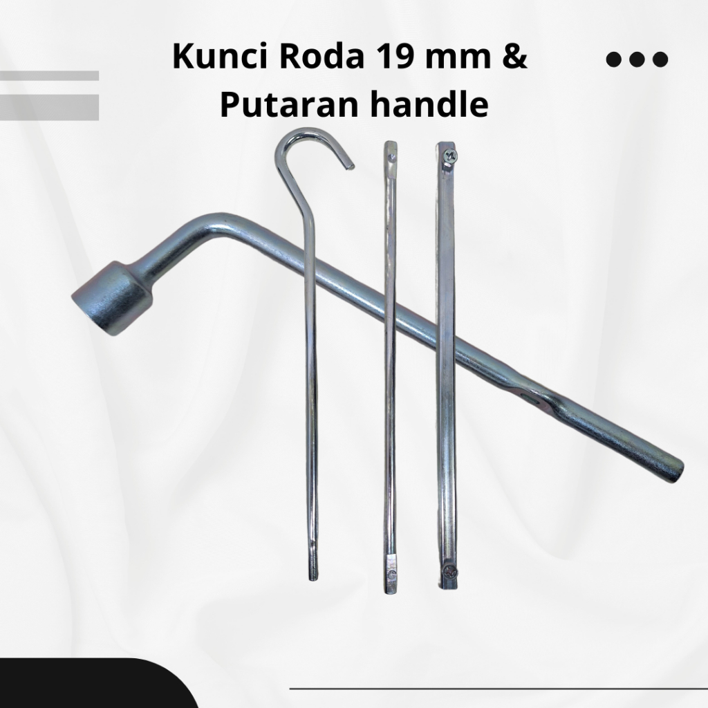 Paket Kunci Roda 19 mm & Putaran Dongkrak Mobil WRV / BRV / HRV / CRV / BRIO Metema Original