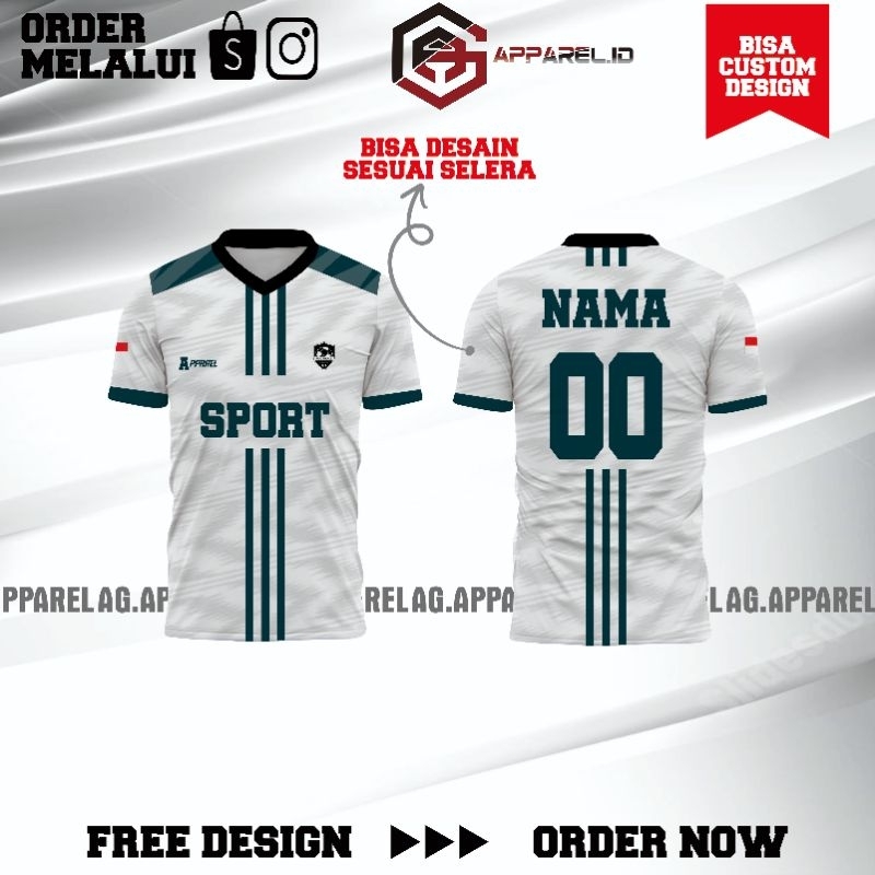 Jersey Futsal Custom Full Printing