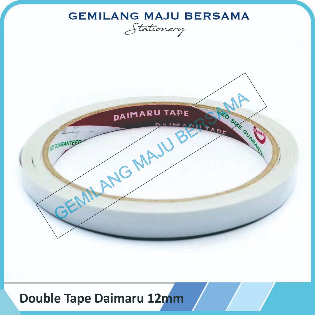 

Isolasi Double Tape Daimaru 1/2" (12mm) x 12y