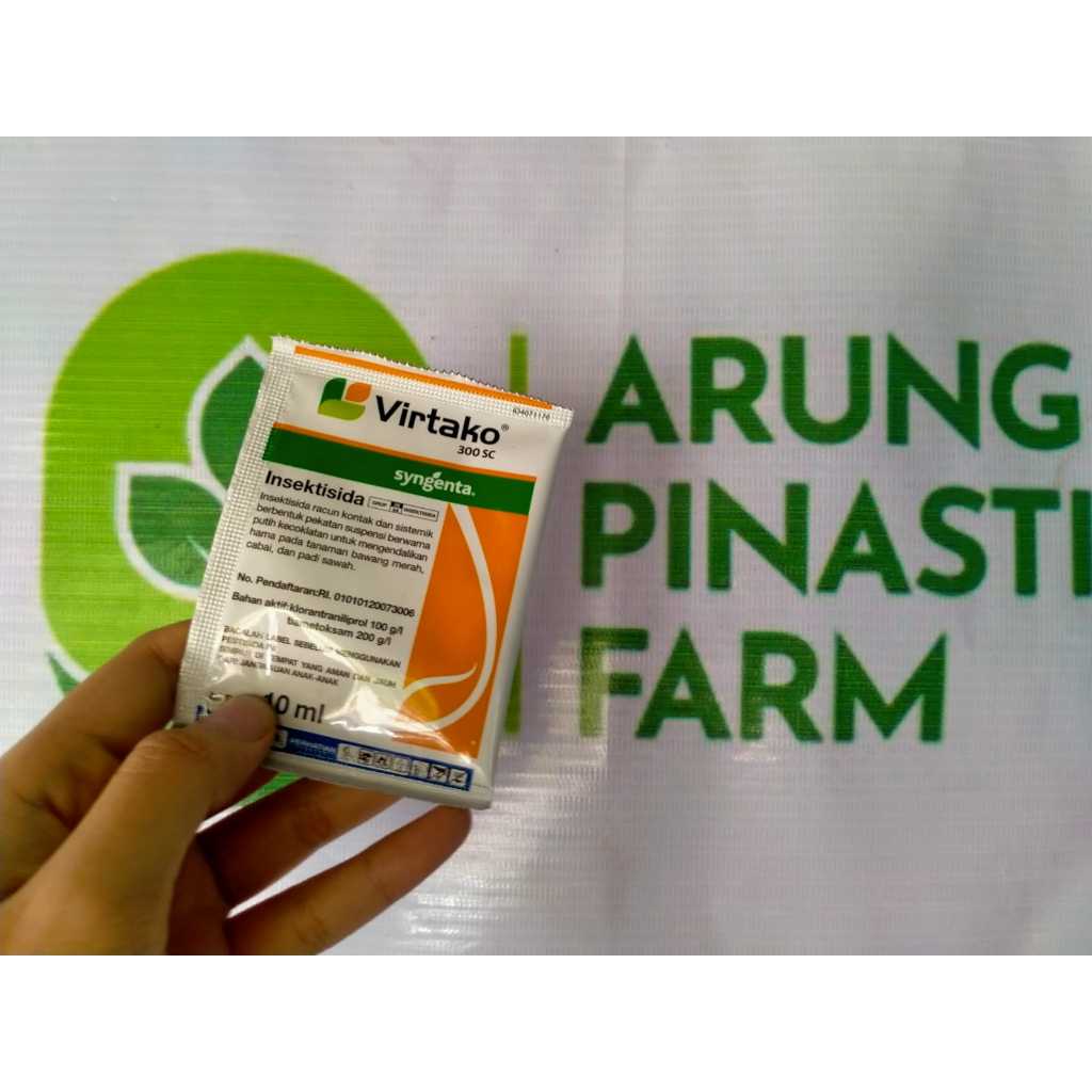 Insektisida Virtako 300 SC 10 ml Klorantraniliprol Tiametoksam
