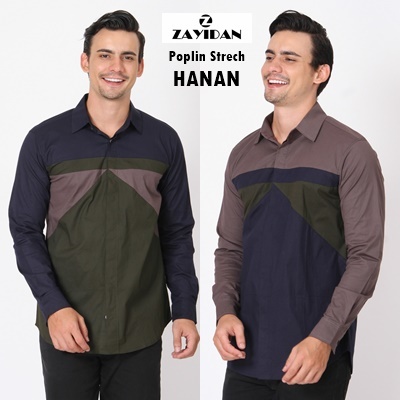 Baju Koko Gamis Kemko Muslim Pria Hanan Zayidan | Koko Pria Lengan Panjang Hanan