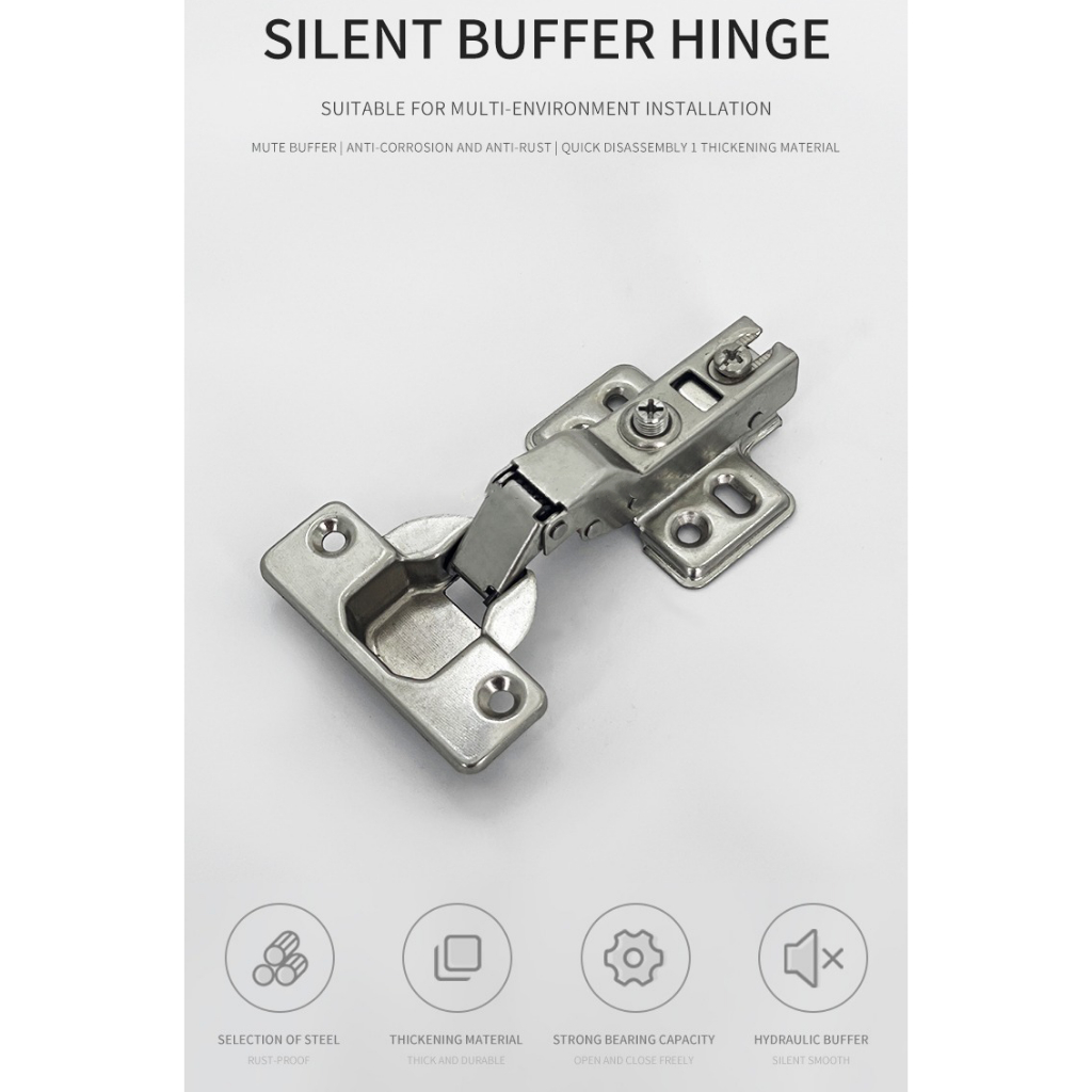 Engsel Sendok Lurus Biasa Engsel Pintu Lemari Kabinet Dapur