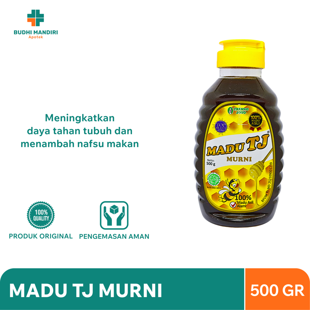 

Madu TJ Murni 500gr - Membantu Memelihara Daya Tahan Tubuh