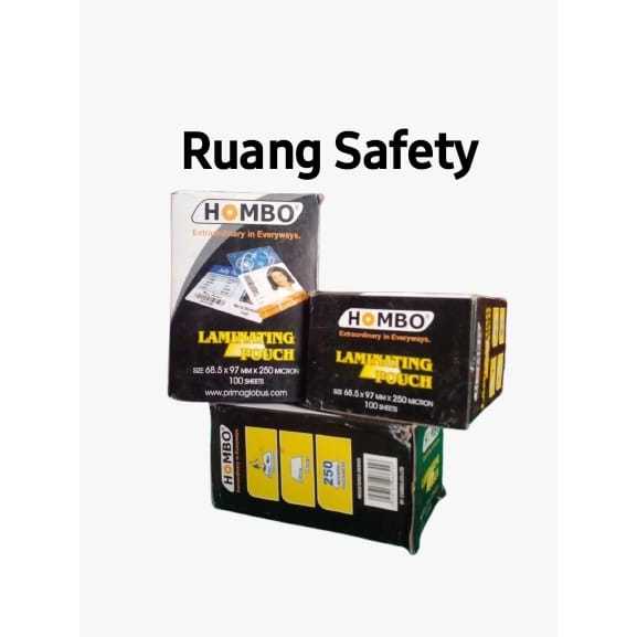 PLASTIK LAMINATING / LAMINATING FILM UKURAN ID KTP 250 MIC HOMBO / LAMINATING POUCH