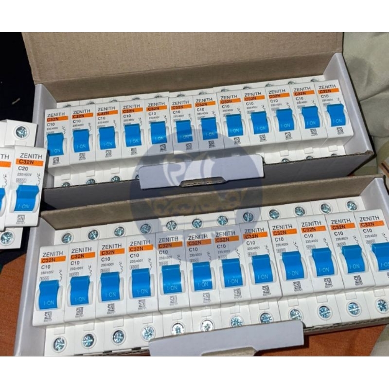 MCB LISTRIK ZENITH 10A / MINI CIRCUIT BREAKER / MCB 10 AMPERE