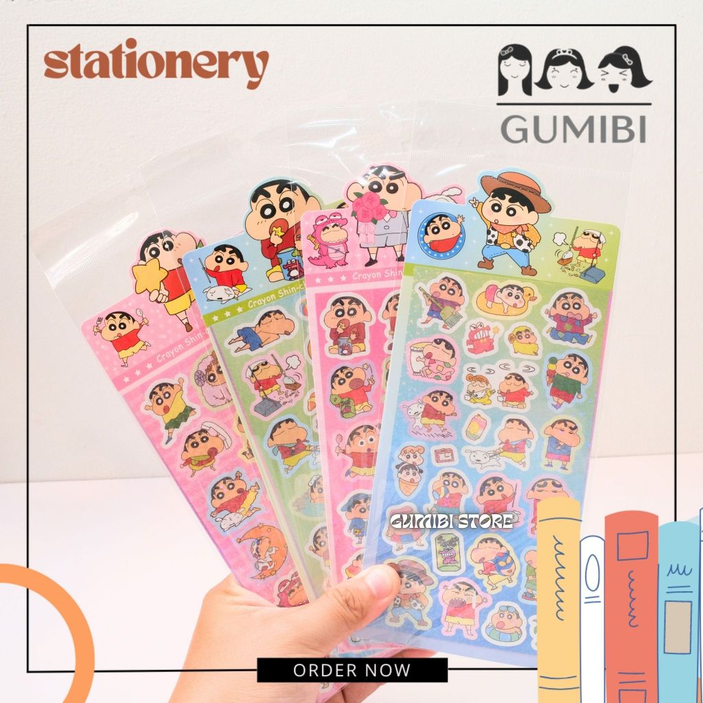 

STIKER ALB SINCHAN STICKER STIKER HOLOGRAM KARAKTER SINCHAN CRAYON LUCU TERMURAH