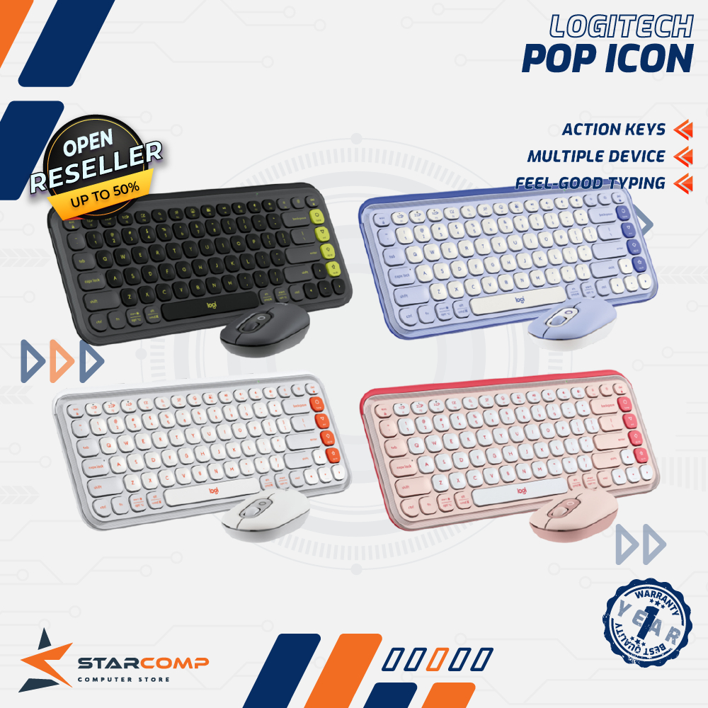 Keyboard Logitech POP ICON