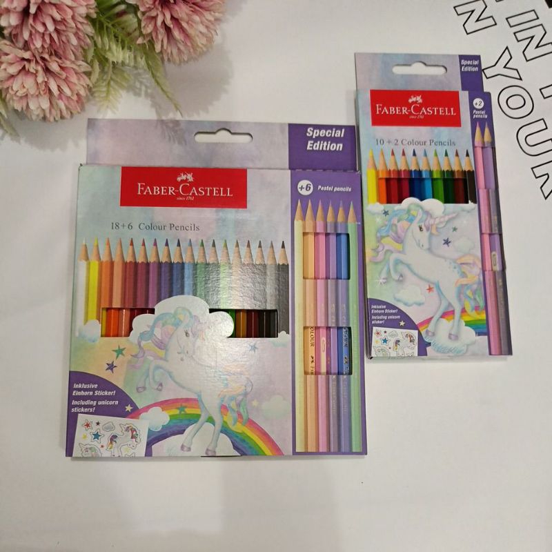 

Colour Pencil Unicorn 12warna, 24warna Faber Castell