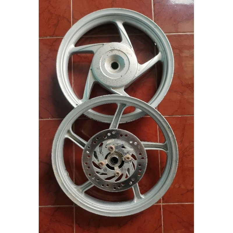 Velg Velk Velek Racing Honda Vario 125 OlD KZR PNP Vario 150 NEW Satu Set Depan Belakang Include Dis
