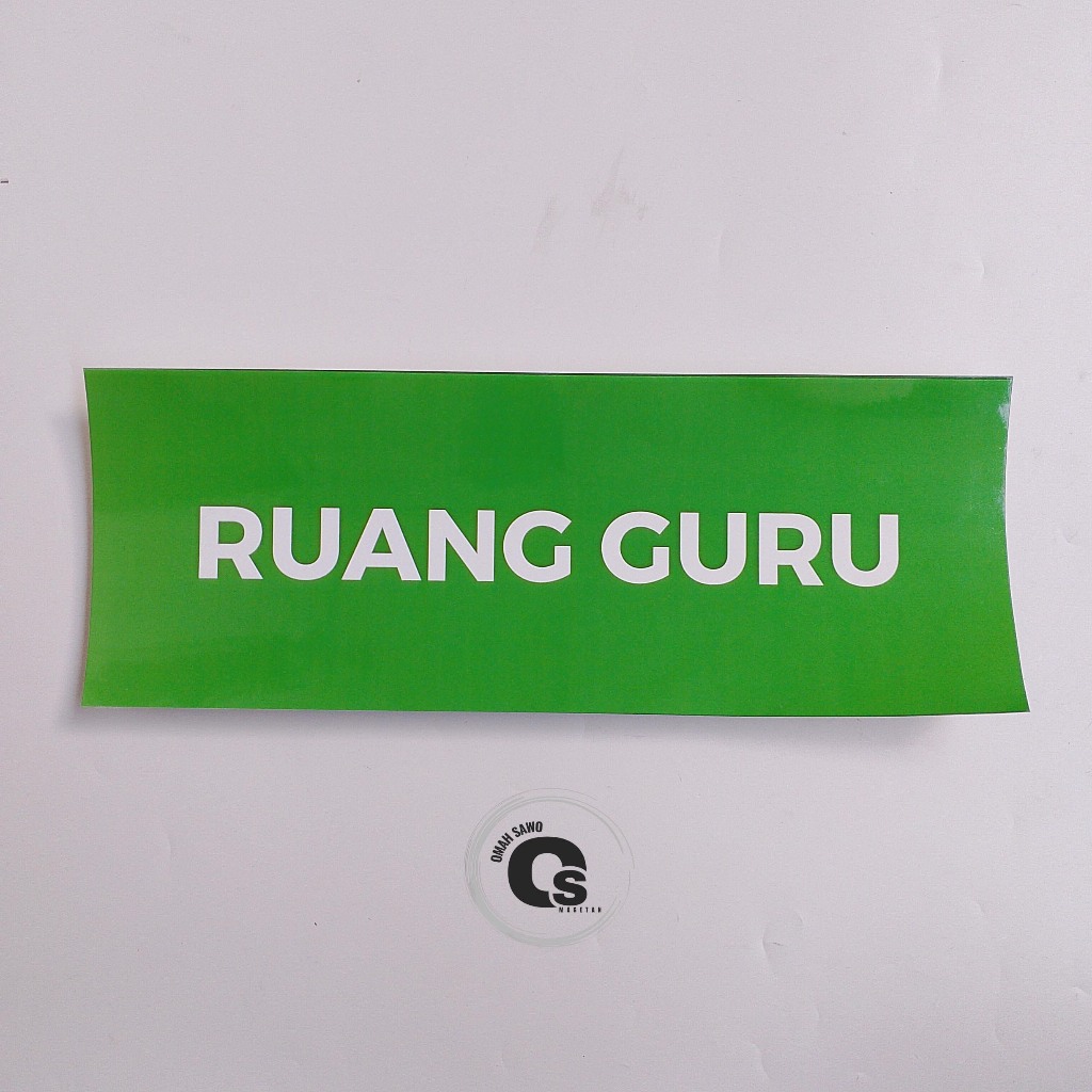 

Stiker Ruang Guru - Teacher - Stiker Sekolah