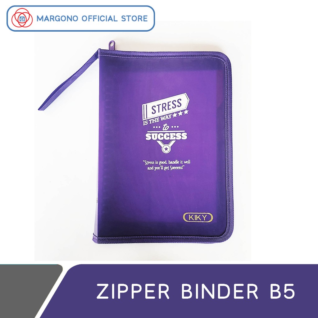 

KY Binder Zipper Violet A5