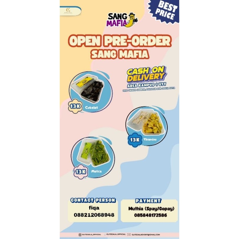 

Kripik pisang coklat lumer