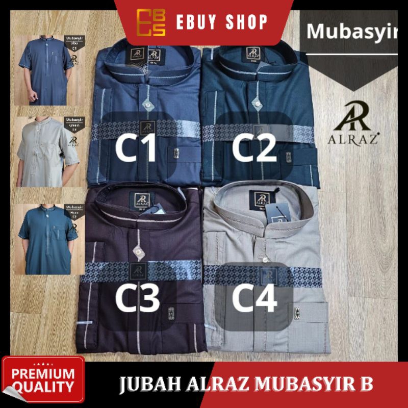 Premium Jubah Alraz Lengan Pendek Model Mubasyir
