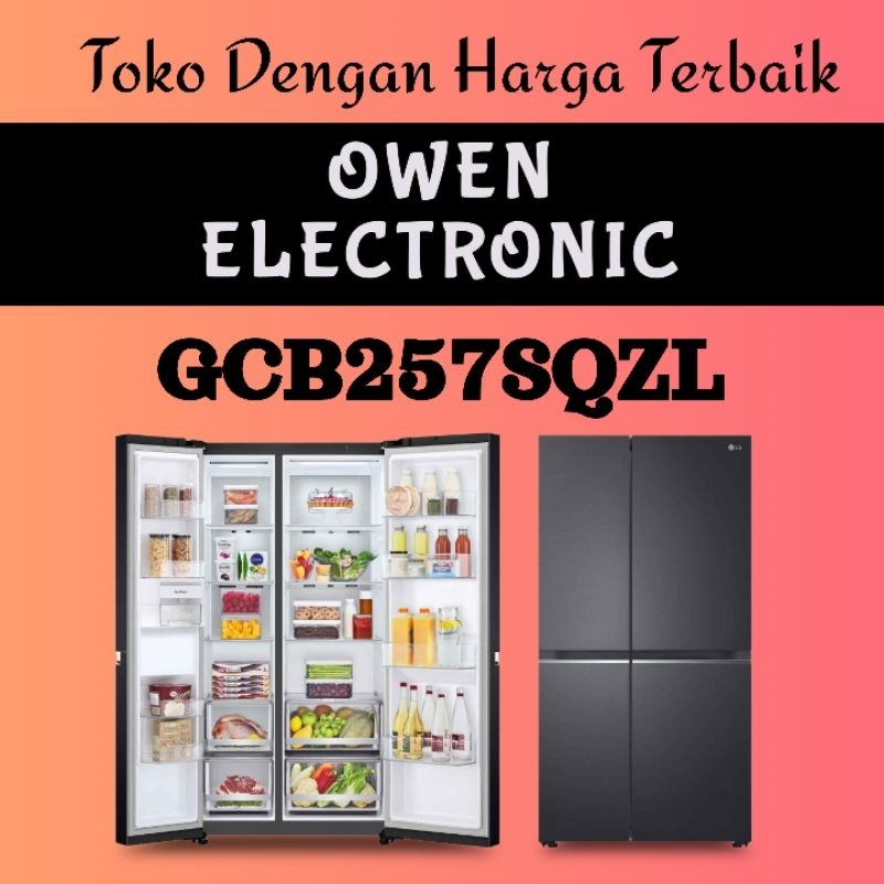 LG KULKAS INSTAVIEW MULTIDOOR REFRIGERATOR GCV24FFCHB
