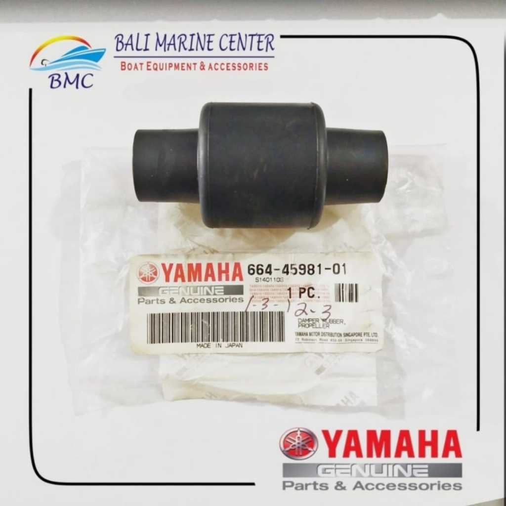 664-45981-01 DAMPER RUBBER, PROPELLER 25PK ORI YAMAHA