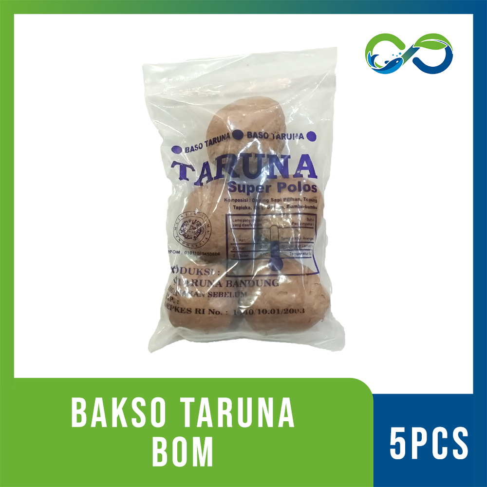 

[AquaEcoFarm] TARUNA Baso Besar BOM Isi 5 Butir Bakso Premium kenyal Bandung