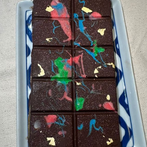 

Filled Bar Chocolate Dark Chocolate - Dubai Chocolate with Pistachio Filling - Cokelat Viral