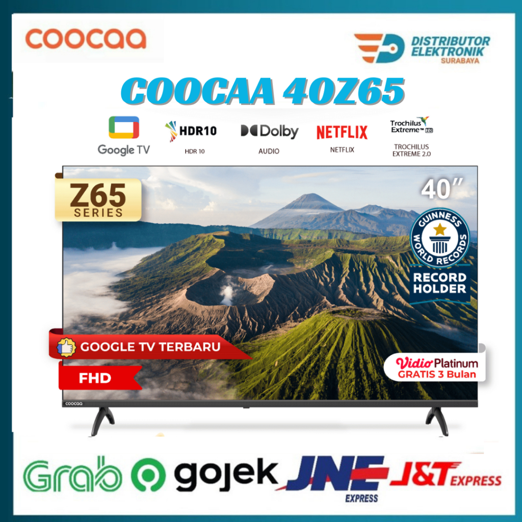 COOCAA 40 inch GOOGLE TV-2K LED-TV (COOCAA 40Z65)