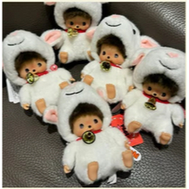 <READY> Sekiguchi Monchichi Animal Series Plushie — Dog & Lamb