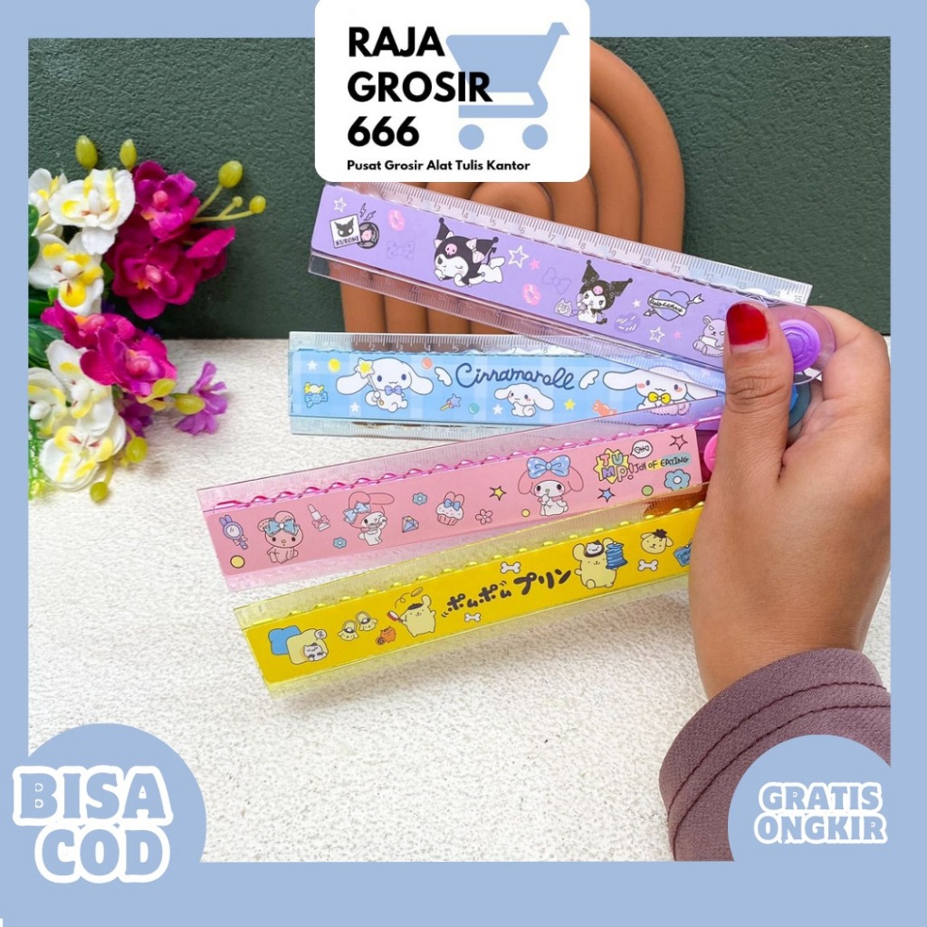 

PENGGARIS LIPAT 30 GAMBAR SANRIO PGG-1624 RULER GARISAN LUCU IMUT CAPPYBARA KAPIBARA