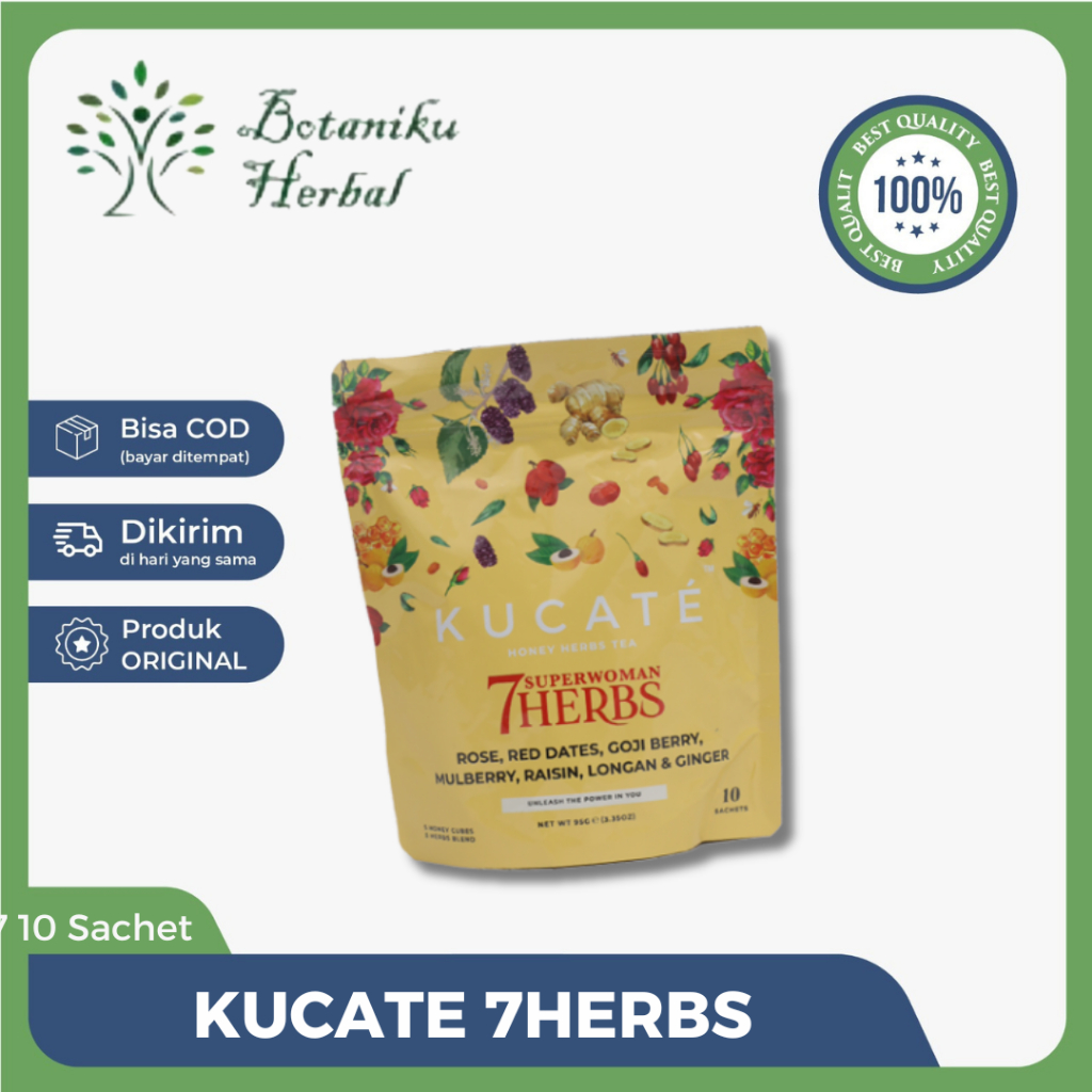

Kucate - Kucate Superwomen Untuk Wanita berpantang dan Menysui Isi 10 Sachet