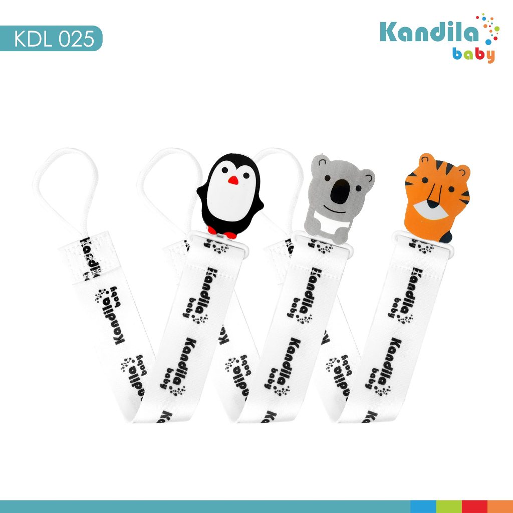 KANDILA PACIFIER HOLDER / KDL 025 HOLDER DOT BABY/ SAMBUNGAN TALI DOT KARAKTER BEBEK UNTUK BAYI