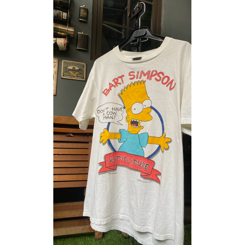 Kaos Vintage 80’s  The Simpson Radical Dude 1989